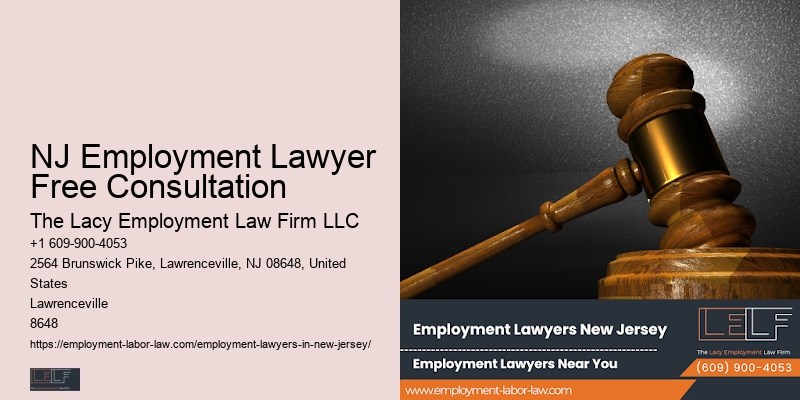 NJ Employment Lawyer Free Consultation Retaliation Defense Lawyer