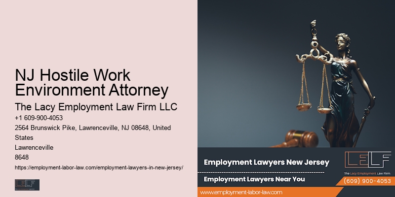 Retaliation Lawyer NJ Hostile Work Environment Attorney