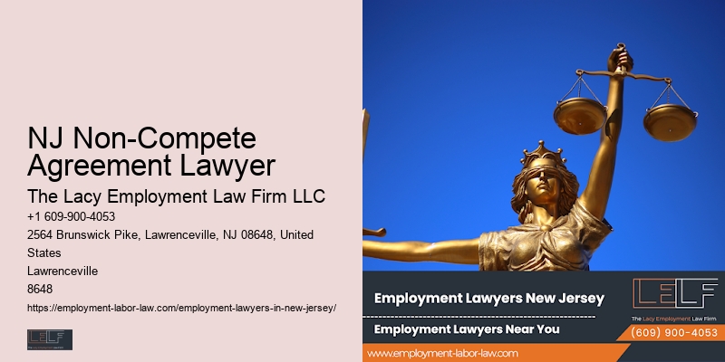 NJ Non-Compete Agreement Lawyer Workplace Rights Legal Counsel