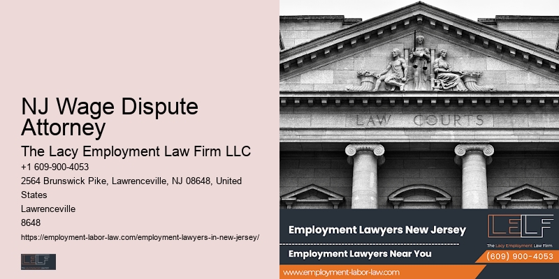 NJ Wage Dispute Attorney