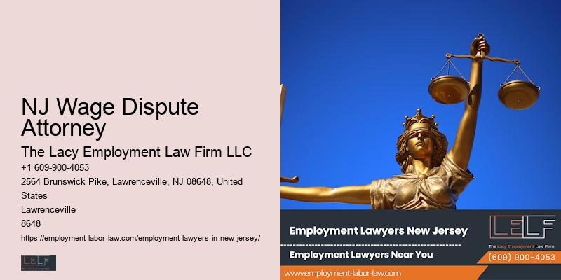 Employment Agreement Negotiator NJ Wage Dispute Attorney