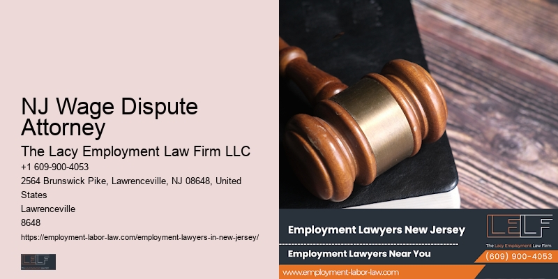 NJ Wage Dispute Attorney Employment Law Case Review