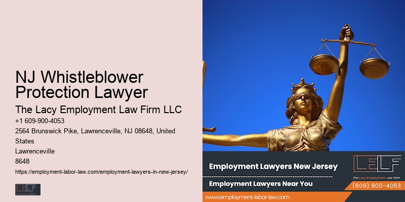 NJ Whistleblower Protection Lawyer Workplace Legal Support