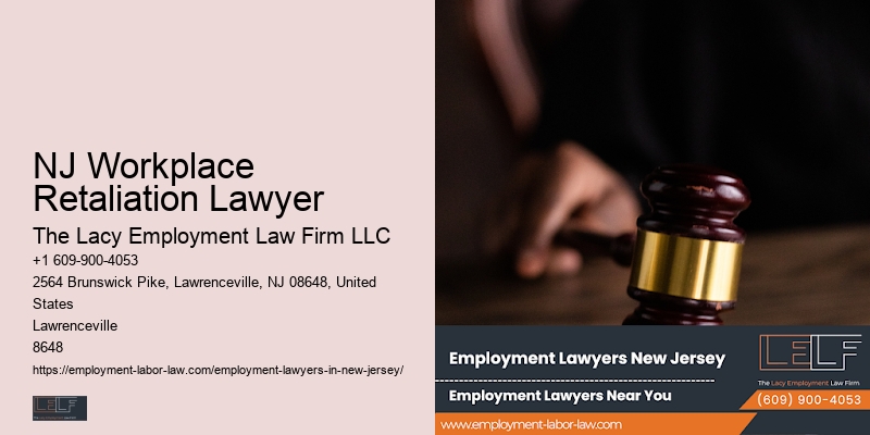 Top NJ Workplace Retaliation Lawyer Employment Attorney