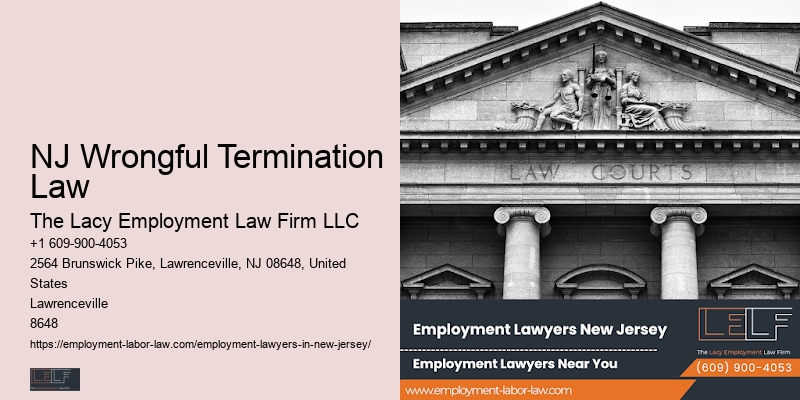 NJ Wrongful Termination Law