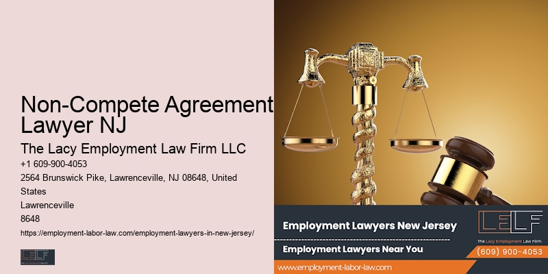 Workplace Misconduct Attorney Non-Compete Agreement Lawyer NJ
