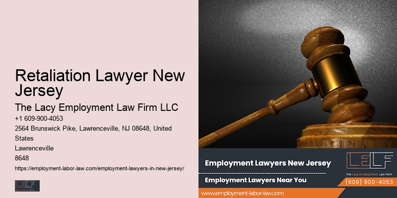 Retaliation Lawyer New Jersey Employment Lawyer Consultation