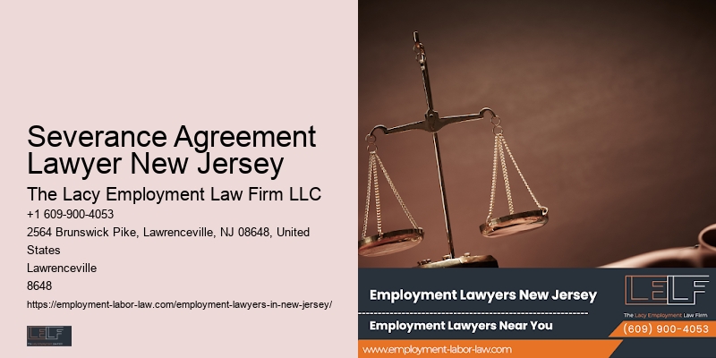 Employment Attorney Severance Agreement Lawyer New Jersey