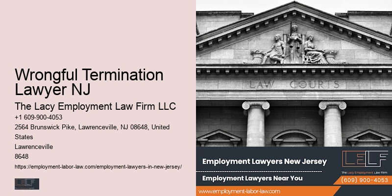 Wrongful Termination Lawyer NJ