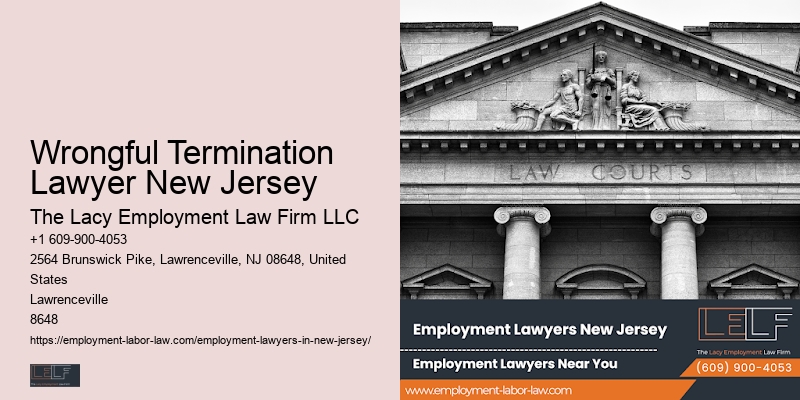 Wrongful Termination Lawyer New Jersey