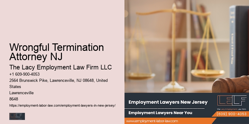 Wrongful Termination Attorney NJ Employee Rights Advocate