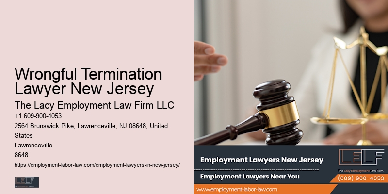 Workplace Injury Lawyer Wrongful Termination Lawyer New Jersey
