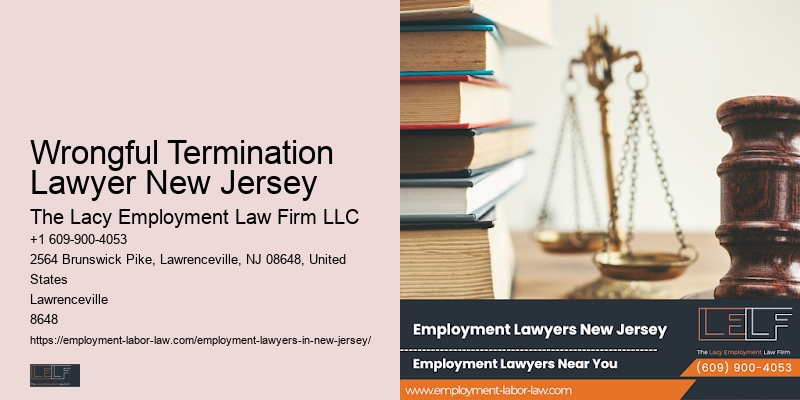 Wrongful Termination Lawyer New Jersey Workplace Advocate