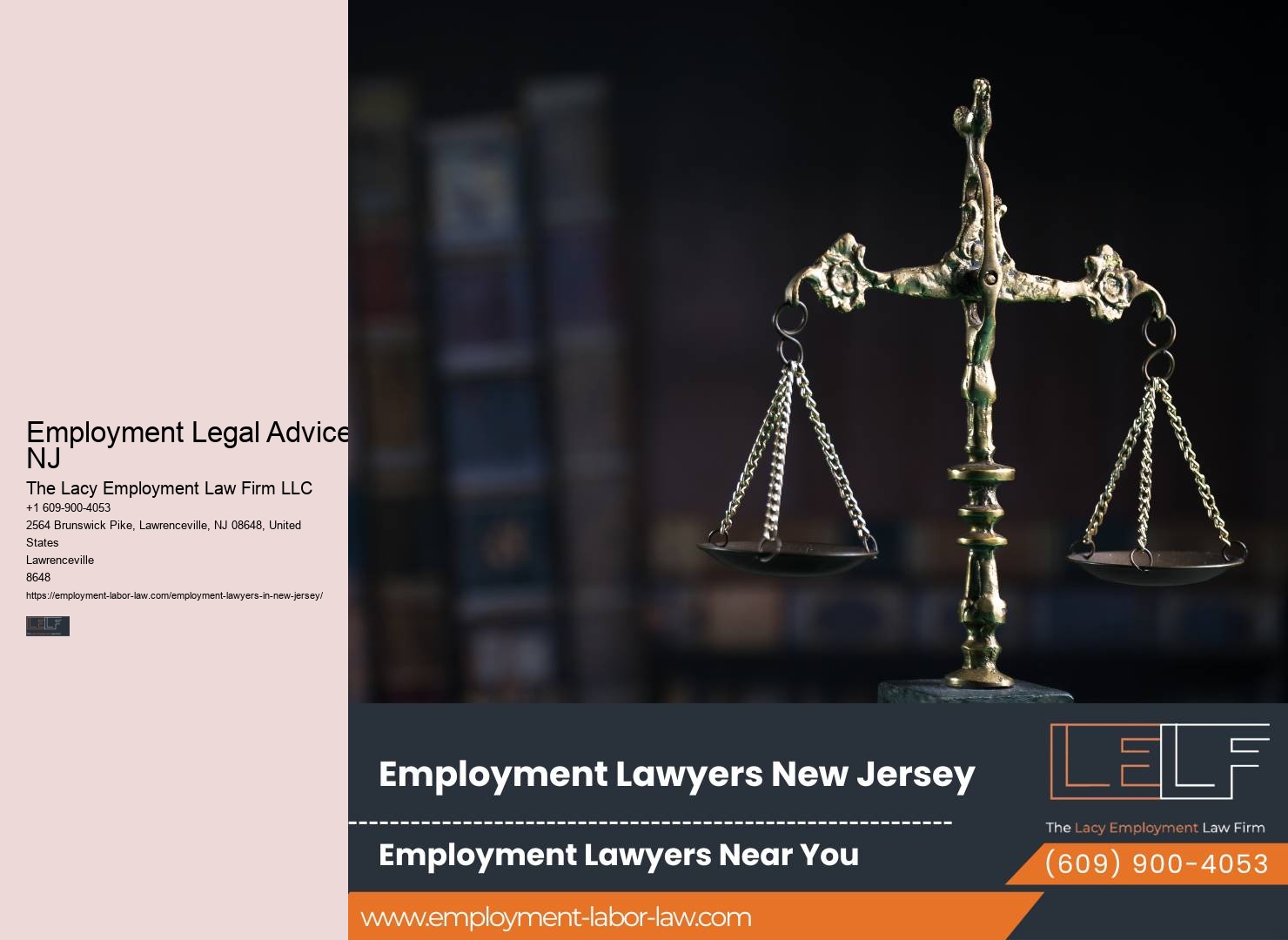 Employment Legal Advice NJ Employee Legal Assistance