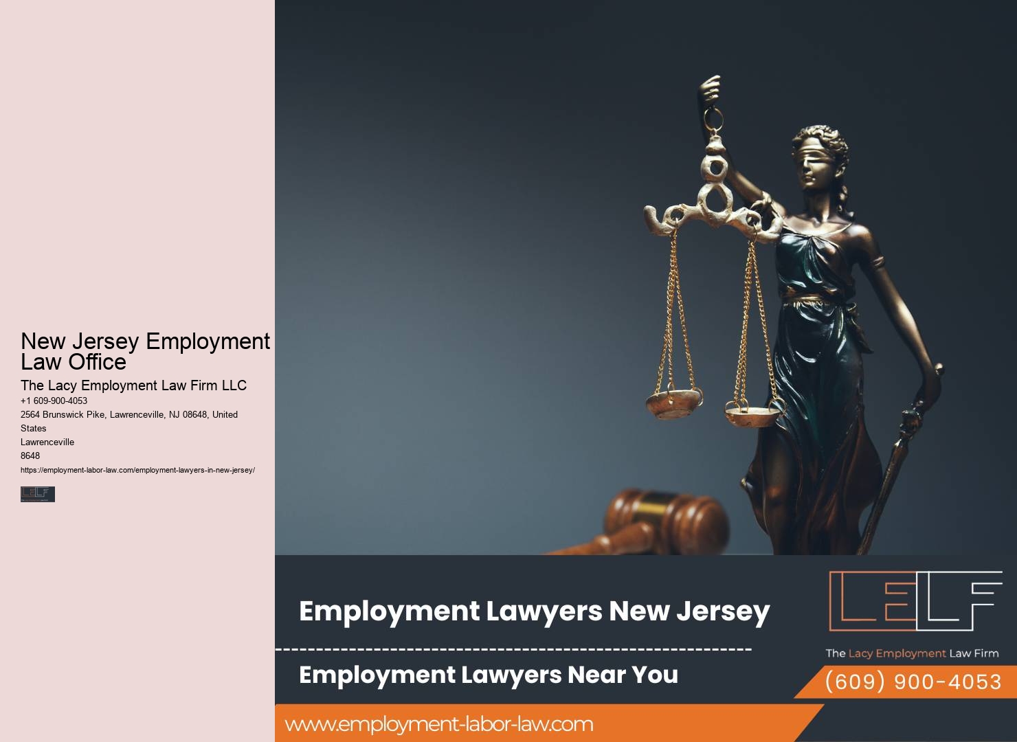 New Jersey Employment Law Office Employee Law Advocate