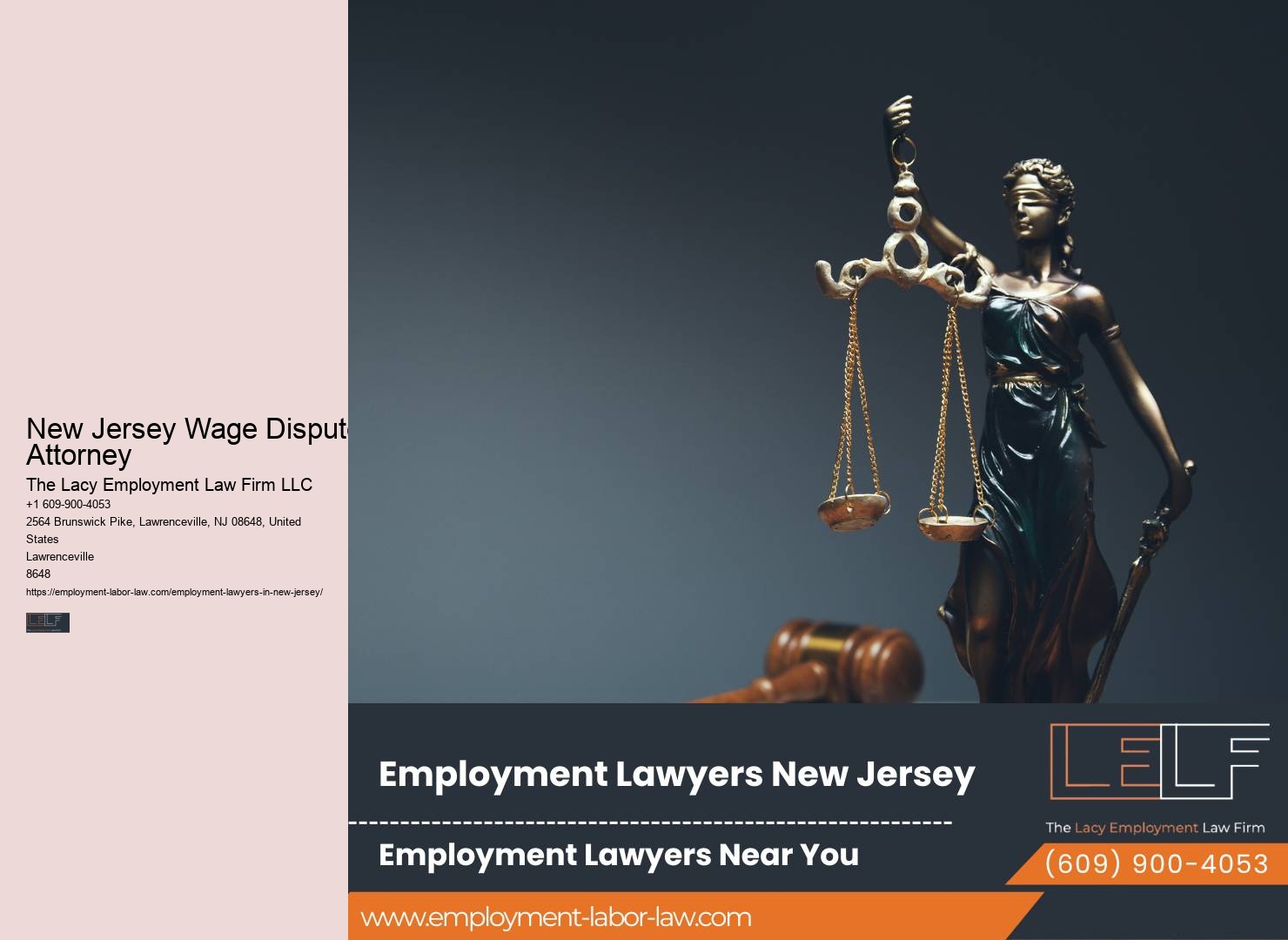 New Jersey Wage Dispute Attorney Employment Law Expert