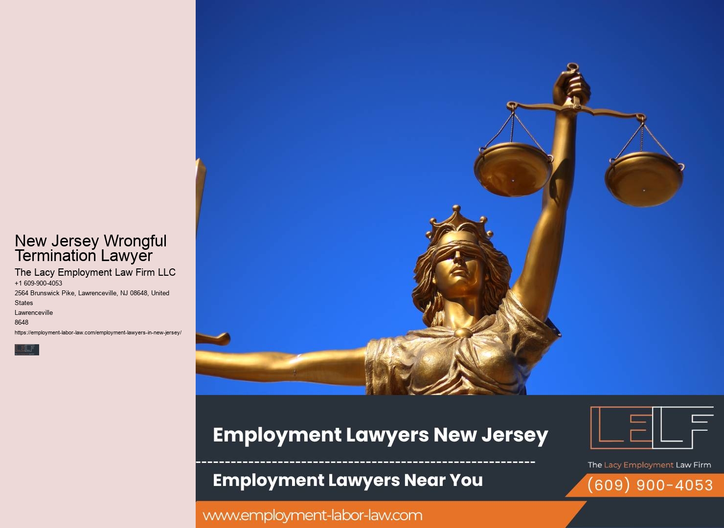 New Jersey Wrongful Termination Lawyer Employment Rights Lawyer