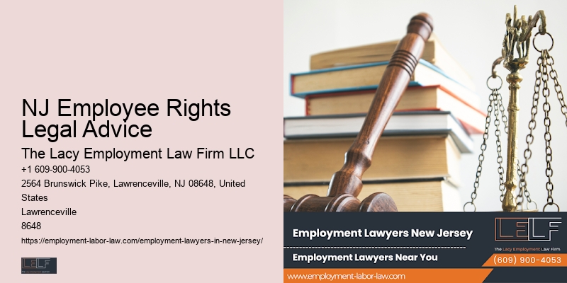 NJ Employee Rights Legal Advice