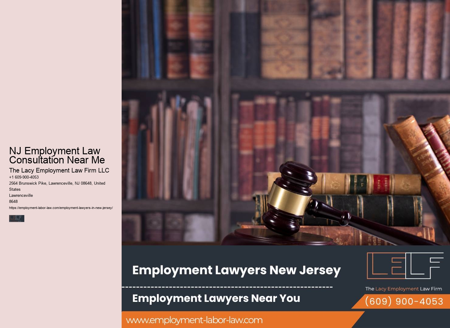 NJ Employment Law Consultation Near Me Employment Settlement Lawyer