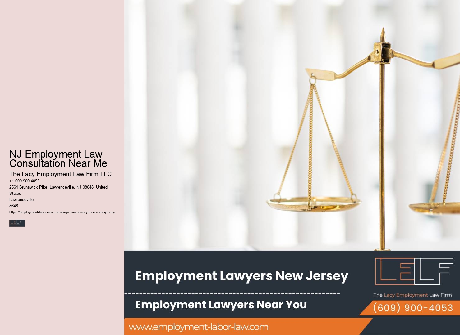 NJ Employment Law Consultation Near Me Employment Legal Assistance