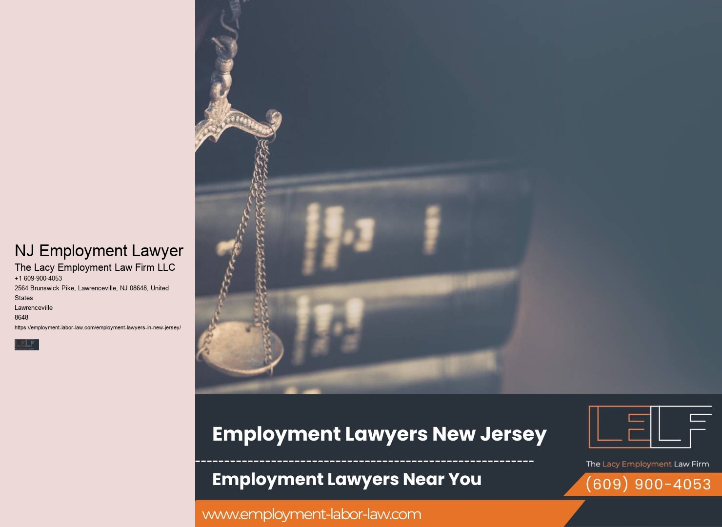 Employment Law Expertise NJ