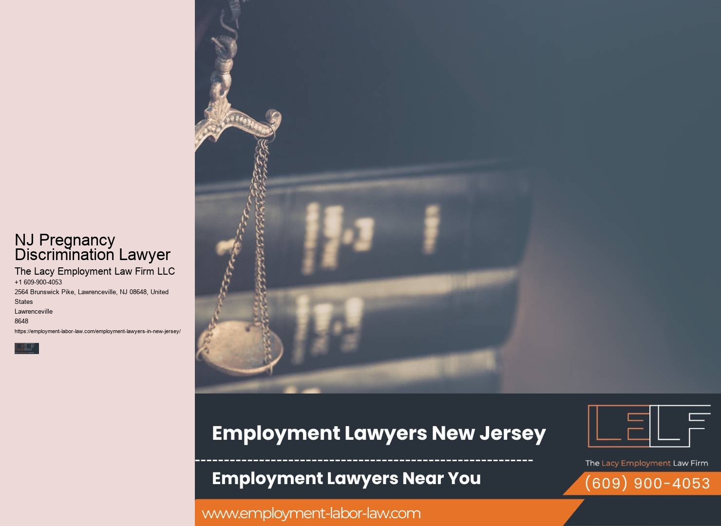 Experienced NJ Employment Lawyer