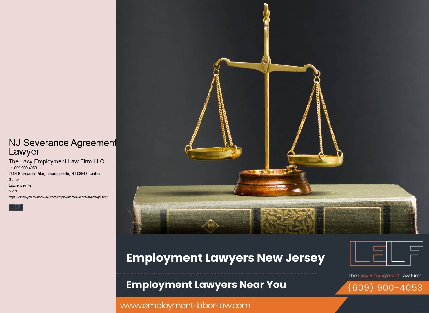 NJ Severance Agreement Lawyer Employment Legal Expert