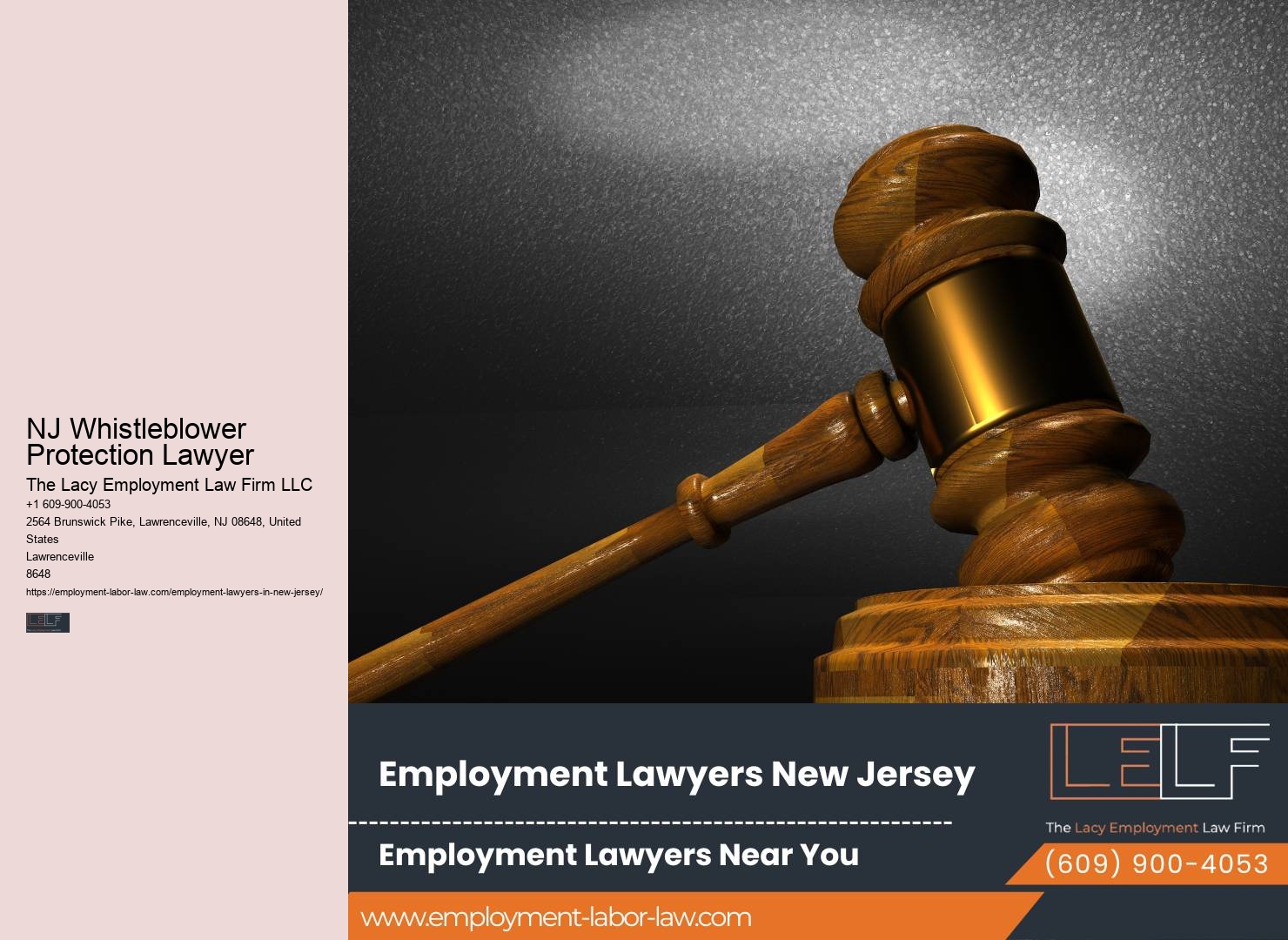 NJ Employment Legal Help