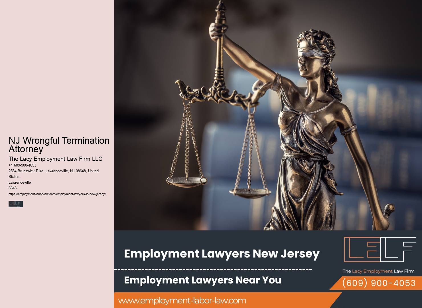 NJ Wrongful Termination Attorney Job Rights Attorney