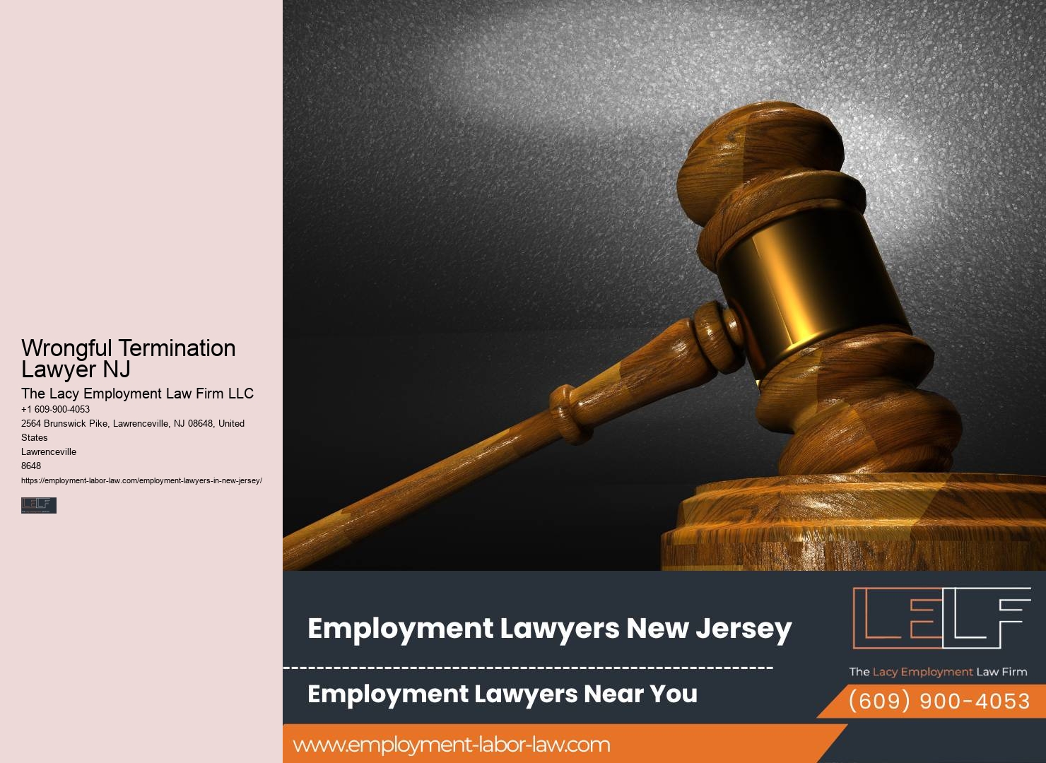 Wrongful Termination Lawyer NJ Job Discrimination Attorney