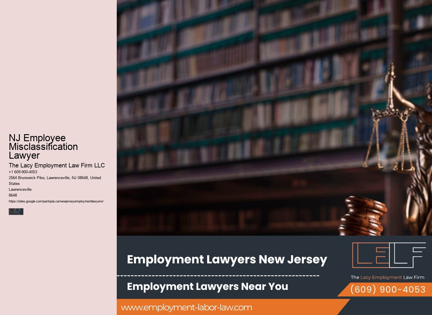 NJ Employment Law Advice Near Me