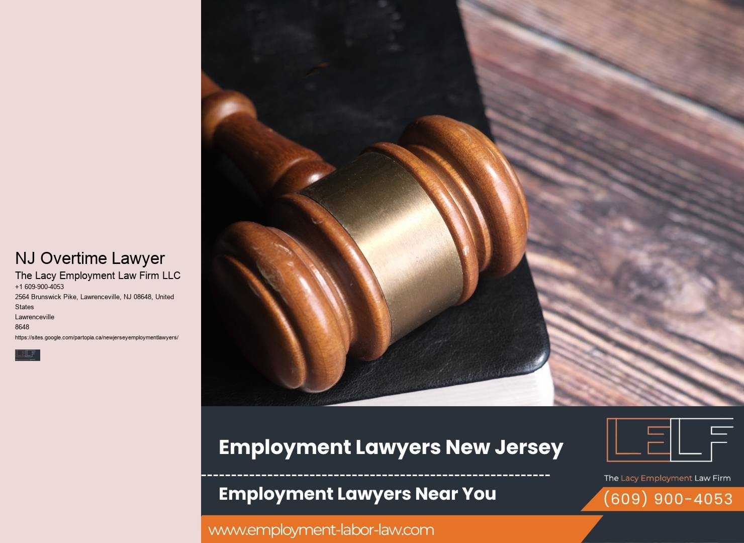 NJ Overtime Lawyer Employment Legal Representation