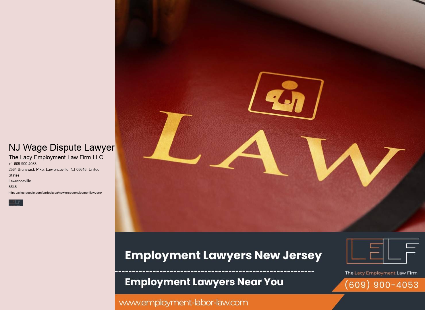NJ Job Discrimination Counsel