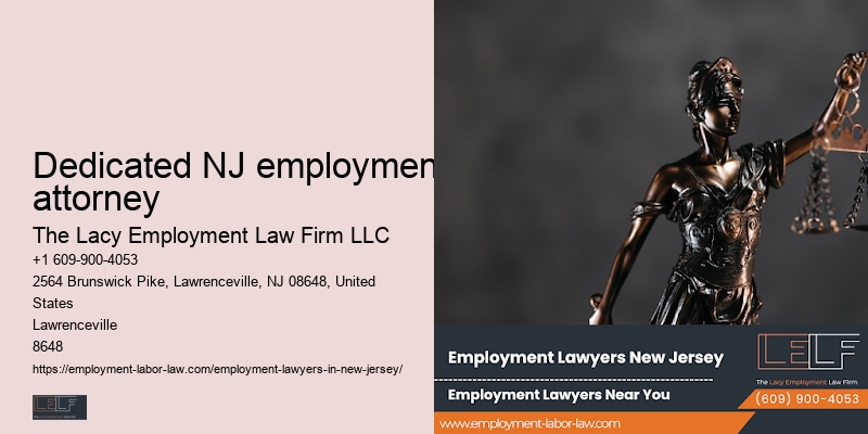 Dedicated NJ employment attorney employment litigation attorney proactive
