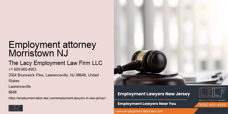 Employment attorney Morristown NJ