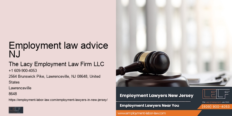 Employment law advice NJ