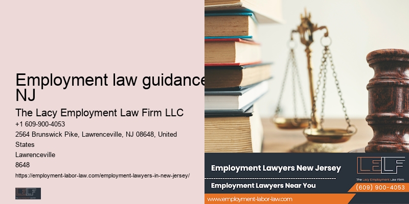 Employment law guidance NJ severance agreement attorney legal advice