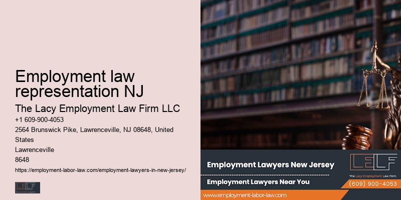 Employment law representation NJ employment law consultation FAQ