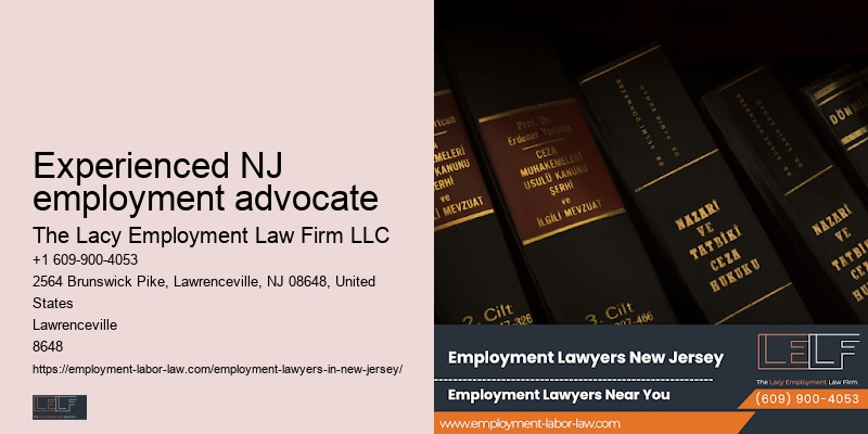 Experienced NJ employment advocate employment law consultation options