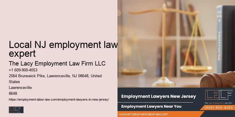 Discrimination lawyer in Local NJ employment law expert
