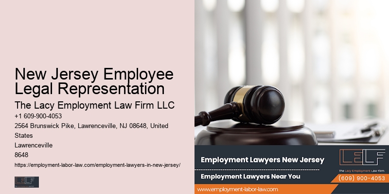 New Jersey Employee Legal Representation