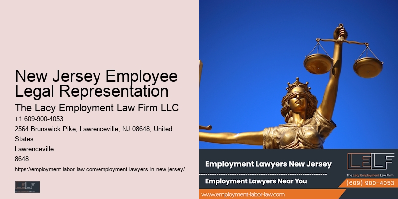 New Jersey Employee Legal Representation Employment Lawyer