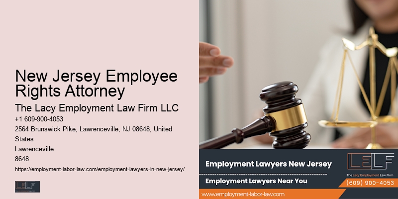 Wrongful Termination Lawyer New Jersey Employee Rights Attorney