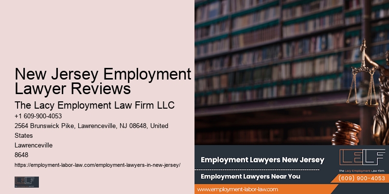Employment law firm New Jersey Employment Lawyer Reviews reliable