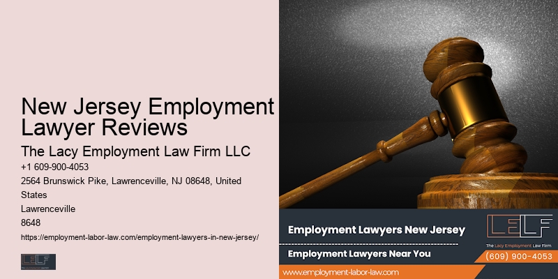 NJ employment dispute representation