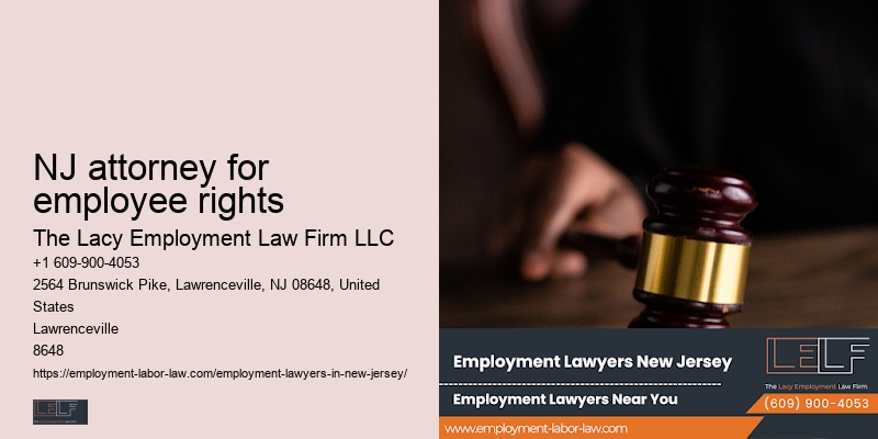 NJ attorney for employee rights Employment Lawyer Reviews