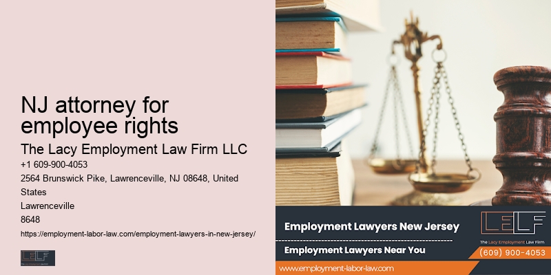 Workplace Retaliation Lawyer NJ attorney for employee rights