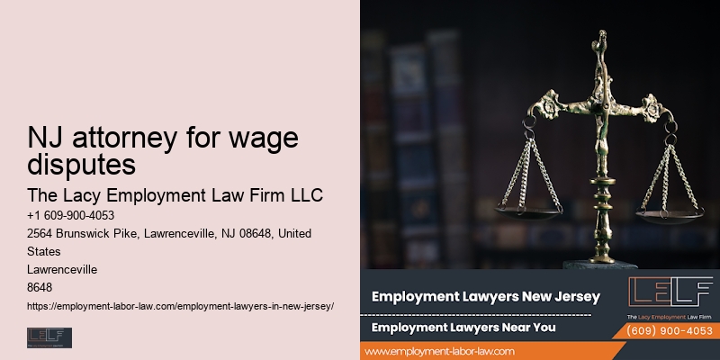 NJ attorney for wage disputes employment law attorney ratings and testimonials