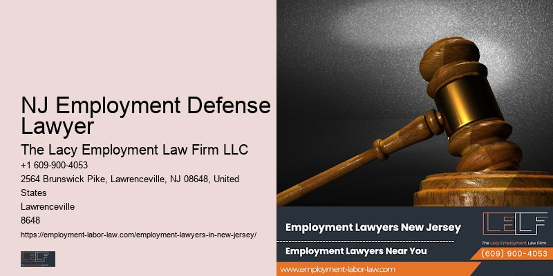 NJ employment dispute legal representation