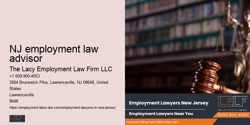 NJ employment law advisor employment litigation attorney cost